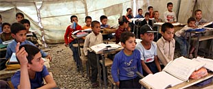 Students in class