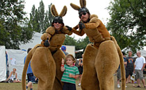 Human kangaroos