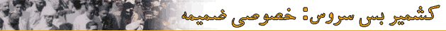 کشمیر بس: خصوصی ضمیمہ