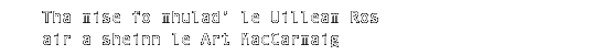 Tha Mise Fo Mhulad’ le Art Carmaig