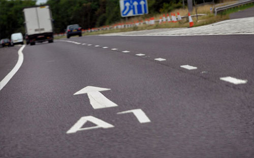 Vehicles on the A1