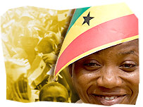 Ghanaians celebrate