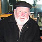 Davy Irvine in the BBC studio