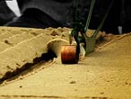 ploughshare in sand