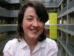 Julie inside the BBC offices at Pacific Quay in Glasgow
