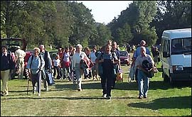 People arriving