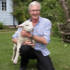 Paul with Winston the lamb.