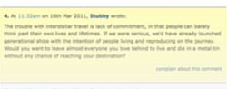 BBC comments highlighted