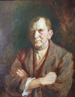 David Williams painting by Christopher Williams