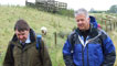 Derek and Rick Turner walking