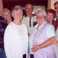 PJ (centre) with his cousins and friends from the Bronx in Dromantine, Co Down 2007