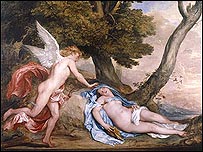 Anthony van Dyck's Cupid and Psyche (detail)