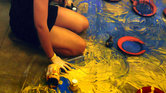 Yellow & blue...