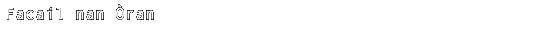 Facail nan Òran