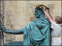 Constantine statue