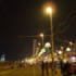 The lights along the Promenade