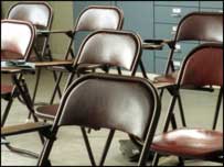 Empty classroom