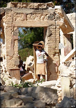 Sobreviviente al terremoto de Haití