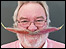 Peter Kitchen and his moustache