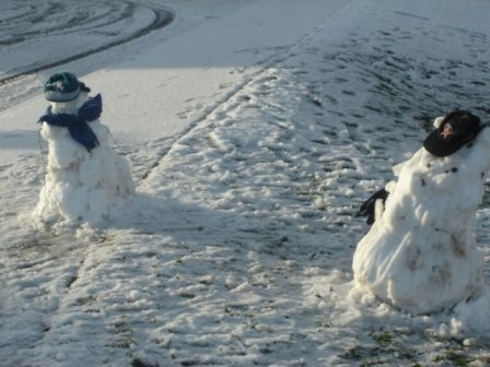 snowmen in Inverness