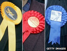 party rosettes