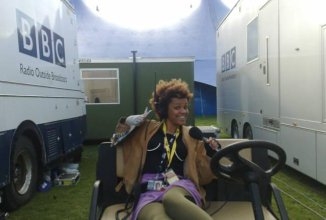 Gemma in Her Buggy