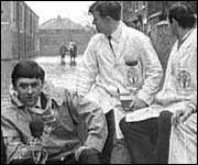 David Seymour in a boat in York