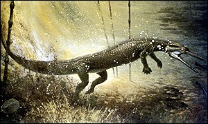 Papouškozubý dinosaurus dosahoval velikoti dnešního psa (ilustrační foto)