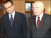 Klaus s Kalouskem