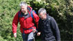 Emerging from the woods onto Bulwarks Camp 