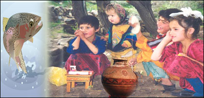 کوزه در آب
