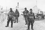 Photo of Scott's party setting off