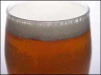 Glass of beer