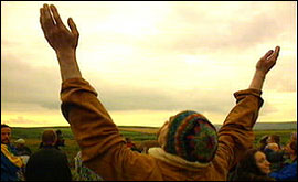 Worshipping the sun 