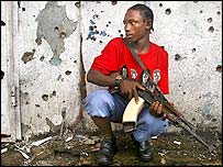 Rebelde liberiano