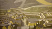 Charles Burton - Ton Pentre (oil on canvas 183mm x 183mm). Purchased 1998