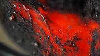 Steel wool, alight