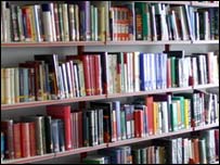 Library books