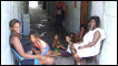 Corredor de abrigo para desabrigados do Morro do Bumba