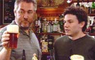 Tommy and Russ at the Tall Ship Bar