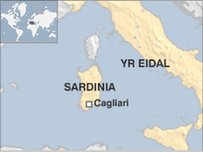 Map o'r ardal