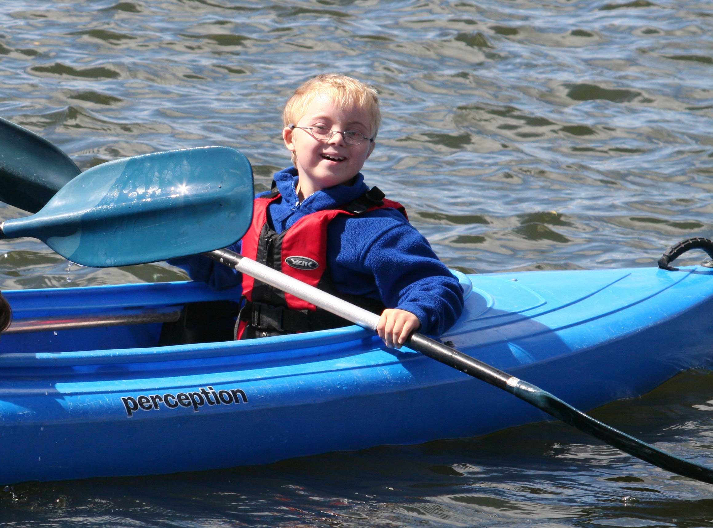 Tom kayaking @ Sue Prisk