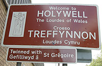 Arwydd Treffynnon