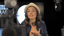 Catherine in a Radio One studio