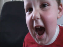 Connor playing