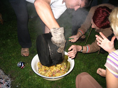 Baking potatoes