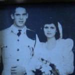 My husband Terry and I on our wedding day - 1946 My husband Terry and I on our wedding day - 1946