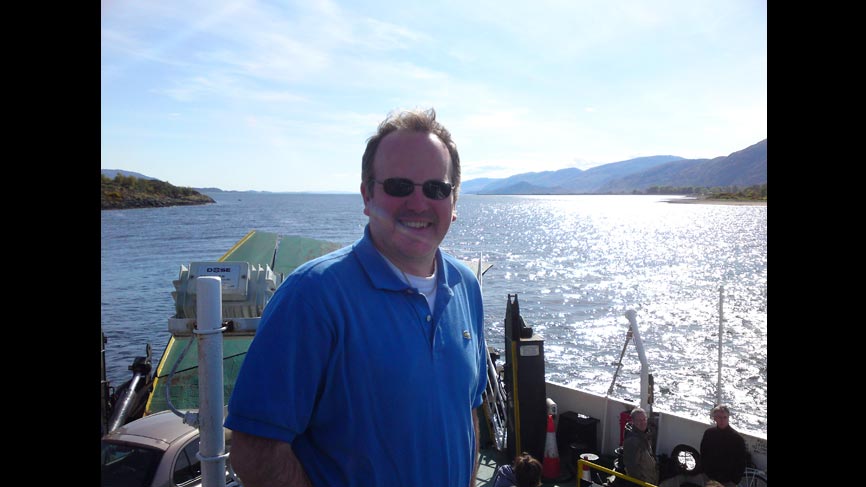 Jamie MacDougall sets sail for the Loch Shiel Spring Festival.