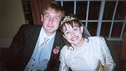 Tanny Grey-Thompson on her wedding day.