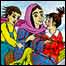 خاله گاديران با اطفال